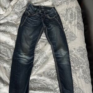 Silver Jeans Skinny Jeans in Dark Indigo Wash